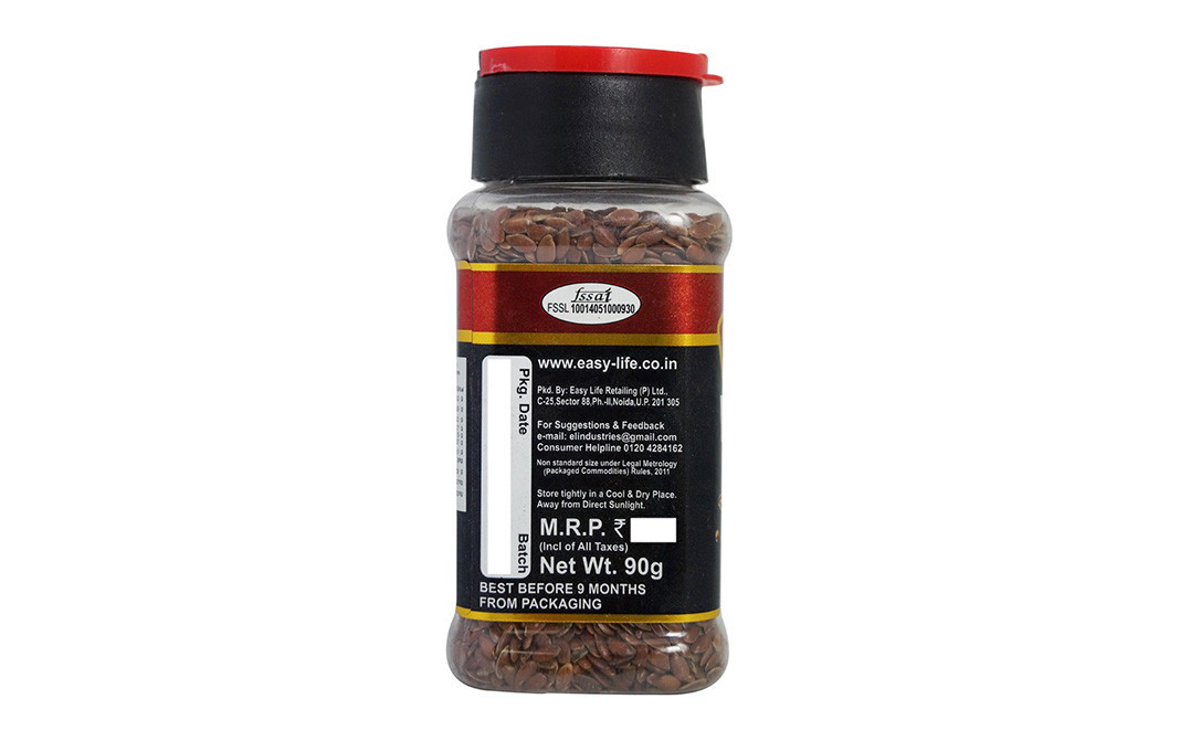 Easy Life Flax Seeds    Bottle  90 grams